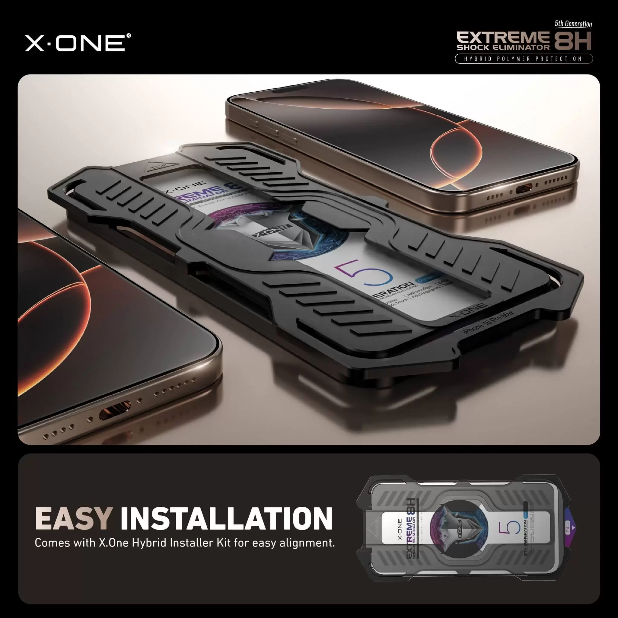 Extreme Shock Eliminator 8H z zestawem instalacyjnym - Matte Gaming