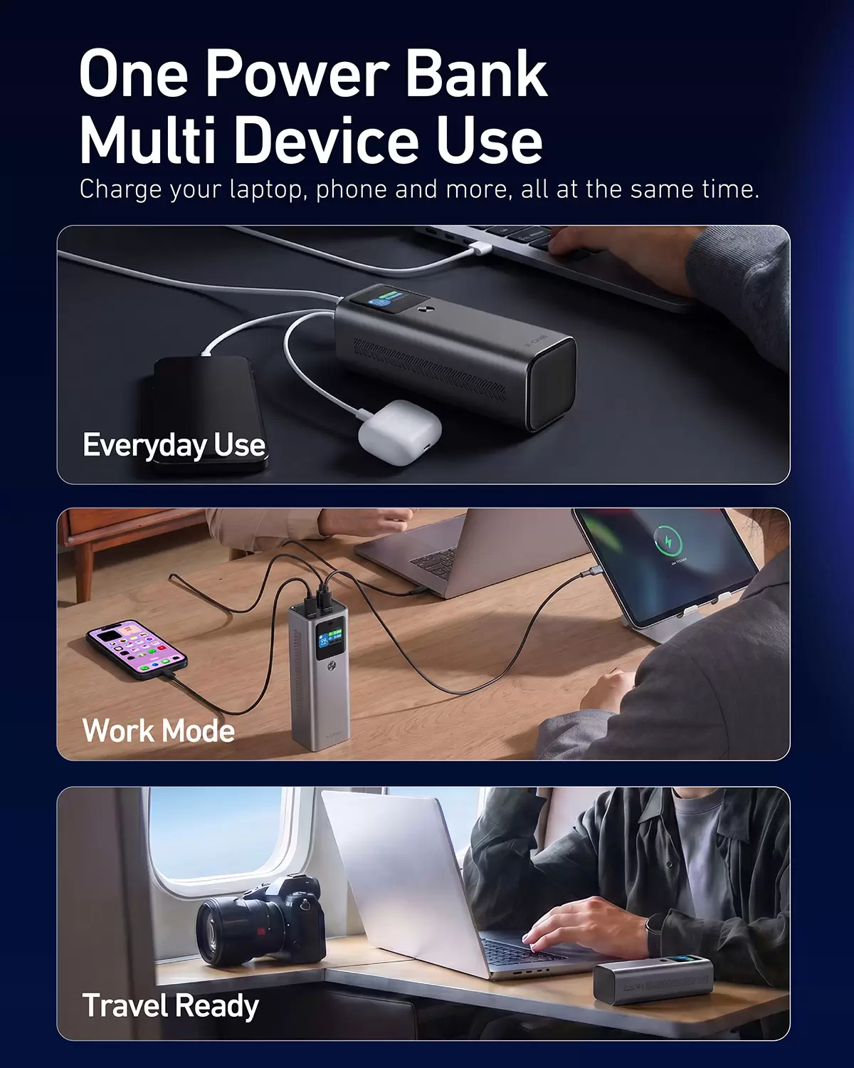 Gwiezdny powerbank 140W 27600mAh