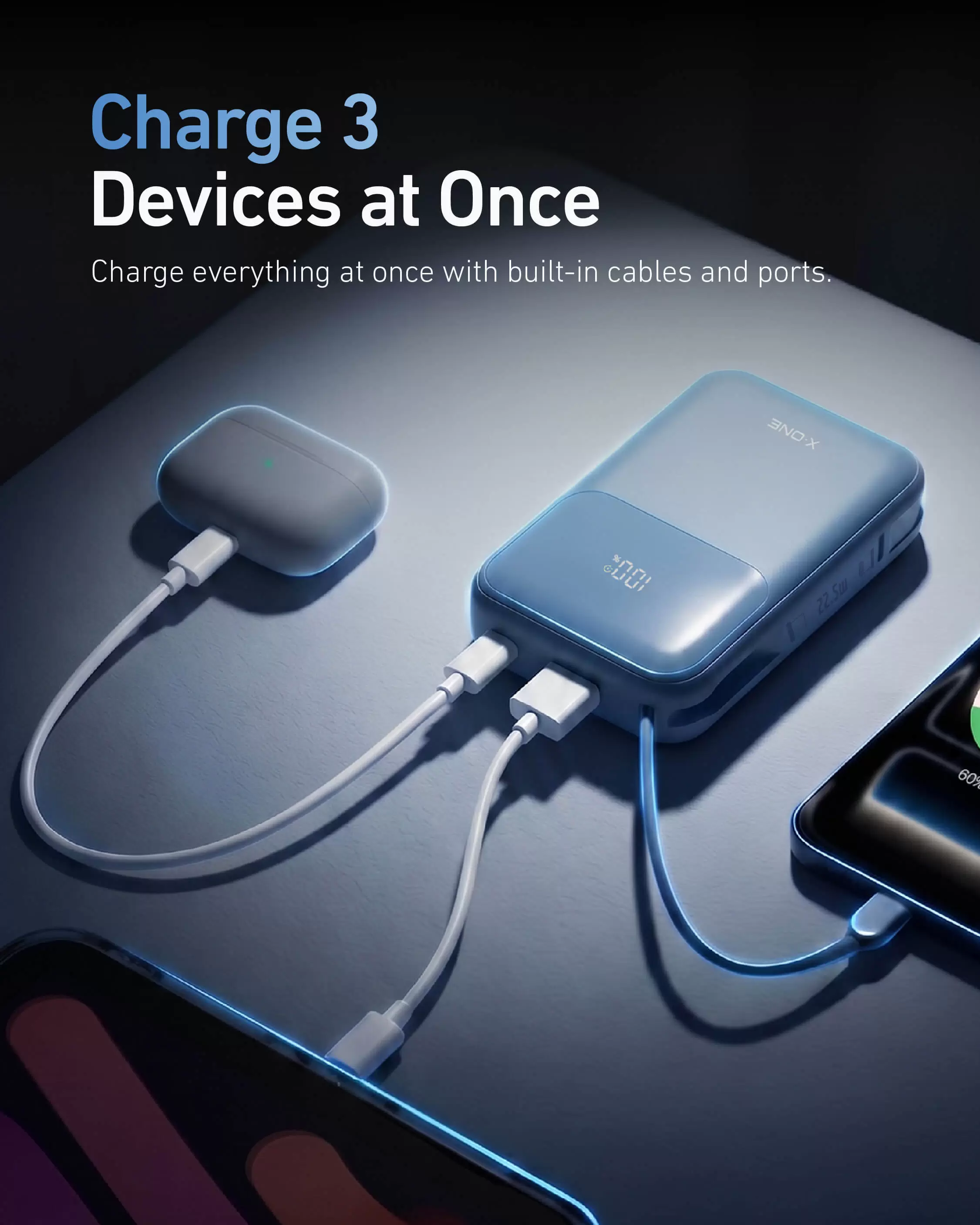 Powerbank Atom Duo 22,5W 10000mAh