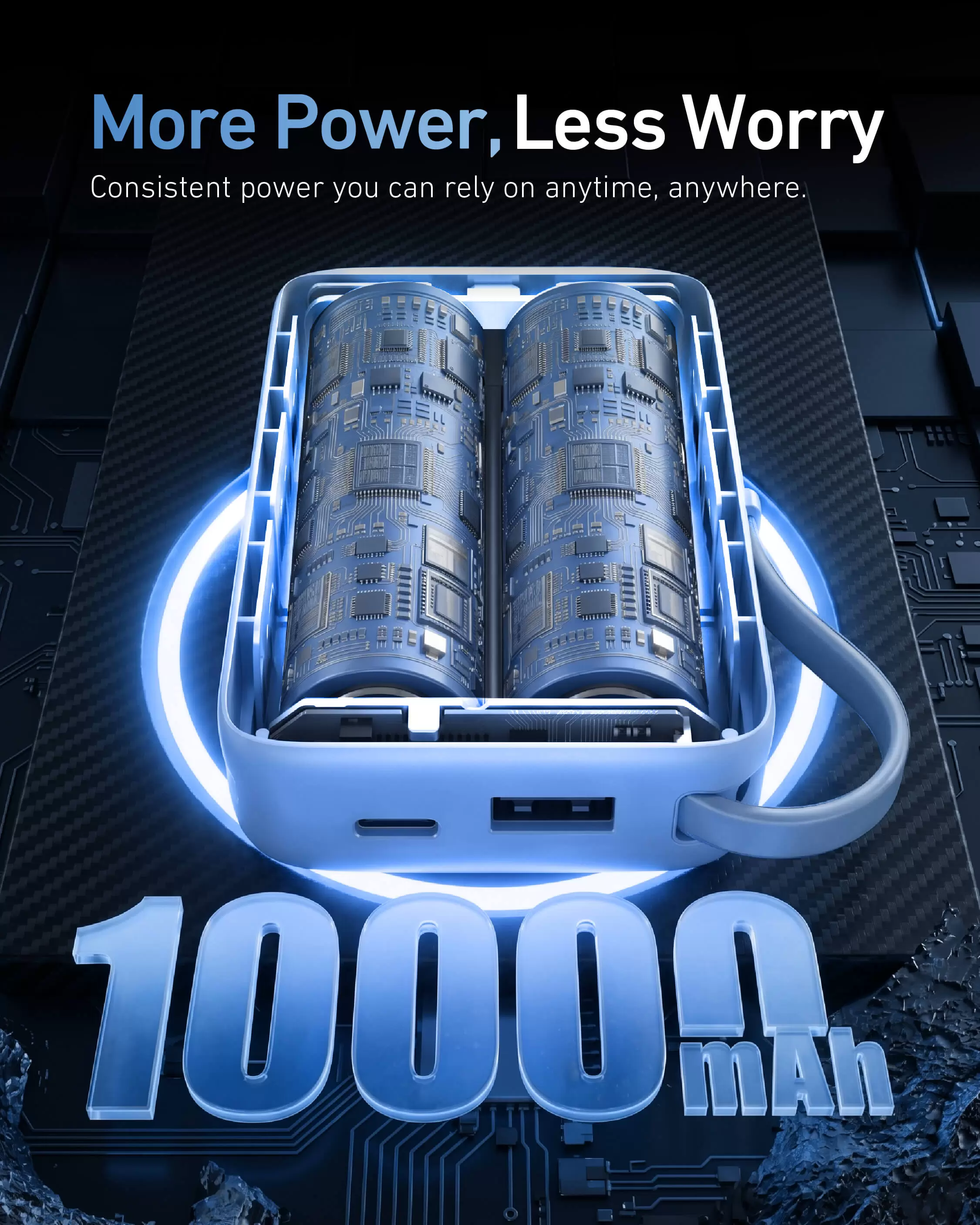 Powerbank Atom Duo 22,5W 10000mAh