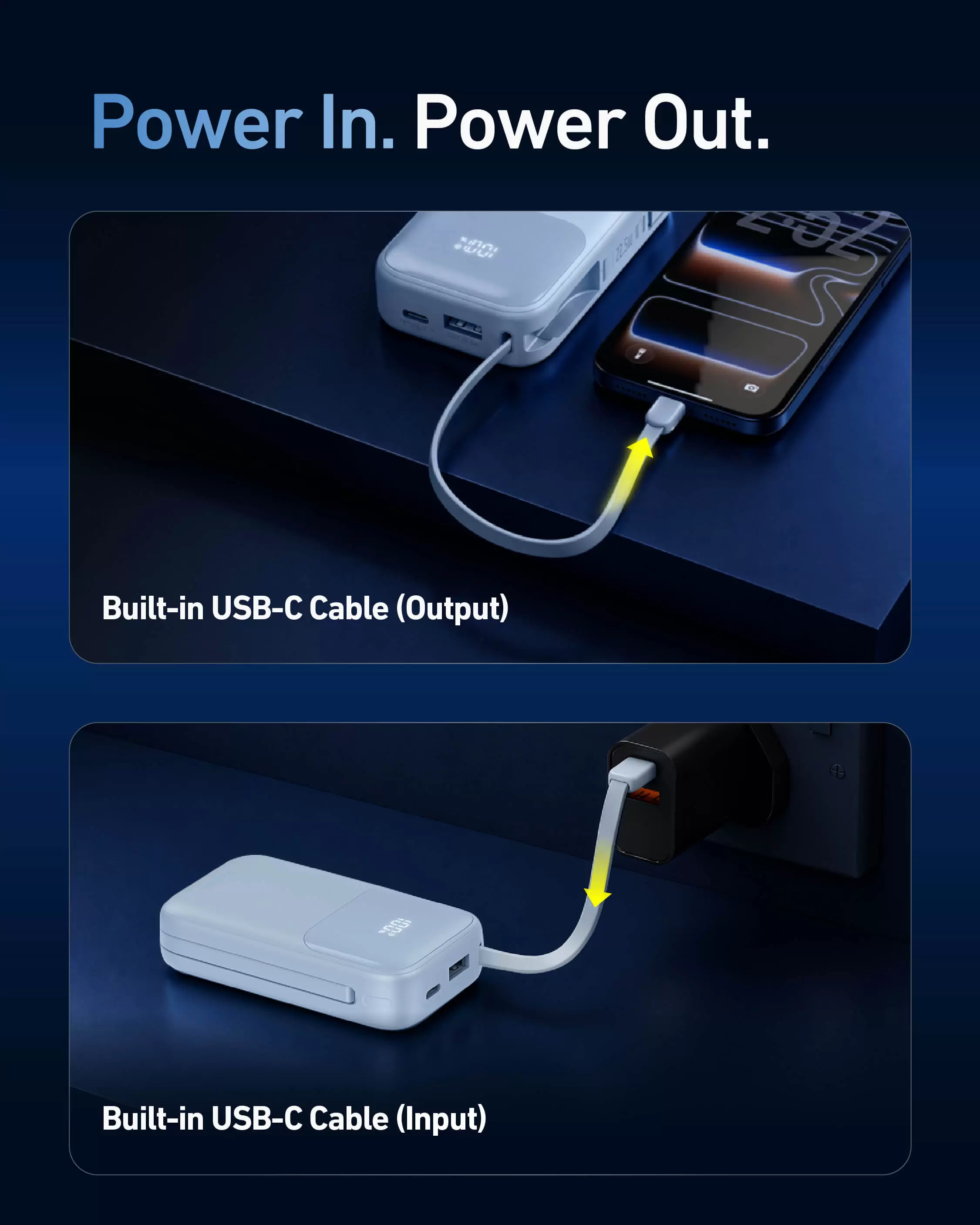 Powerbank Atom Duo 22,5W 10000mAh