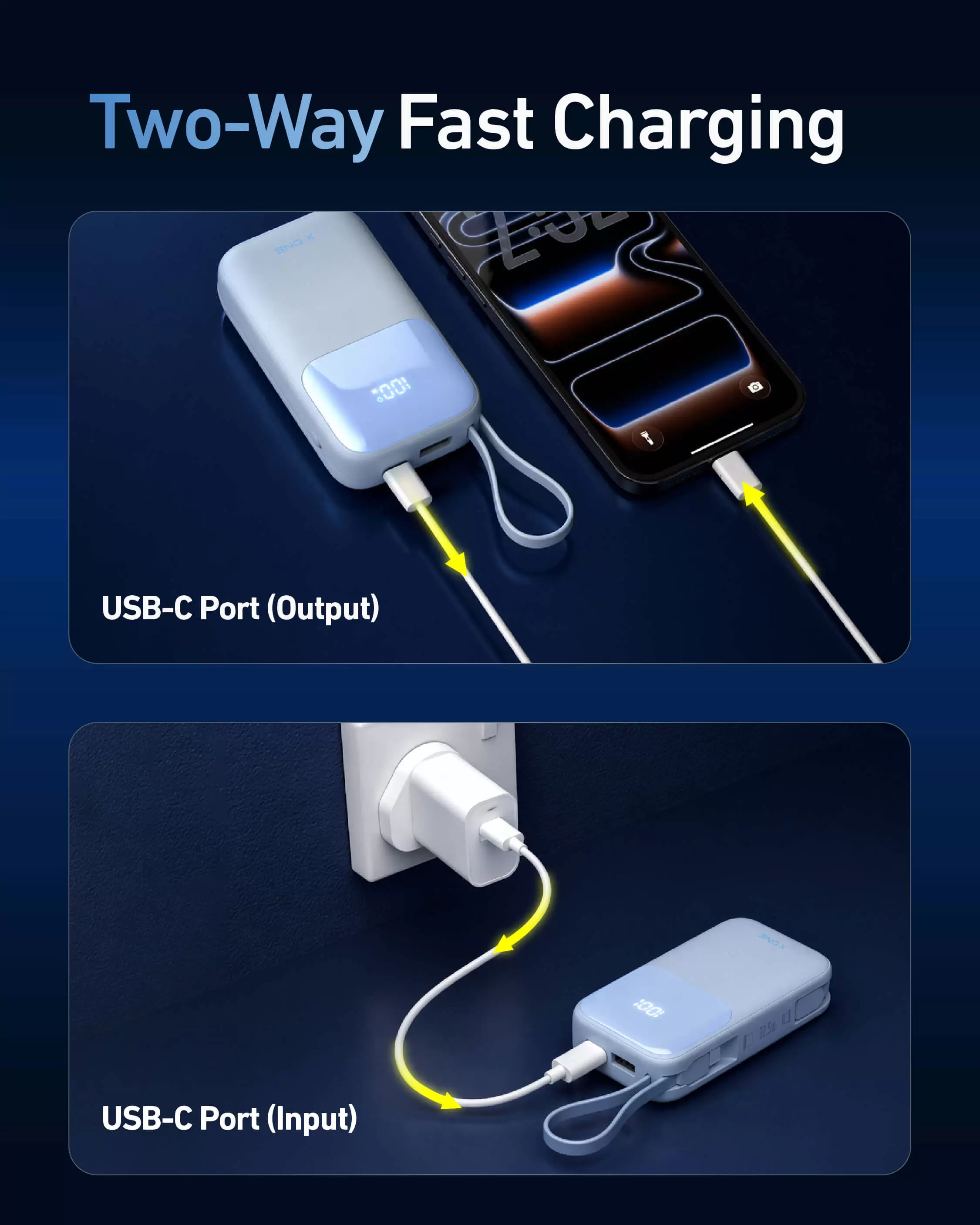 Powerbank Atom Duo 22,5W 10000mAh