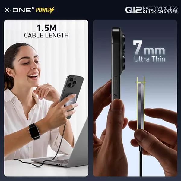 Bezprzewodowa szybka ładowarka Qi2 Razor