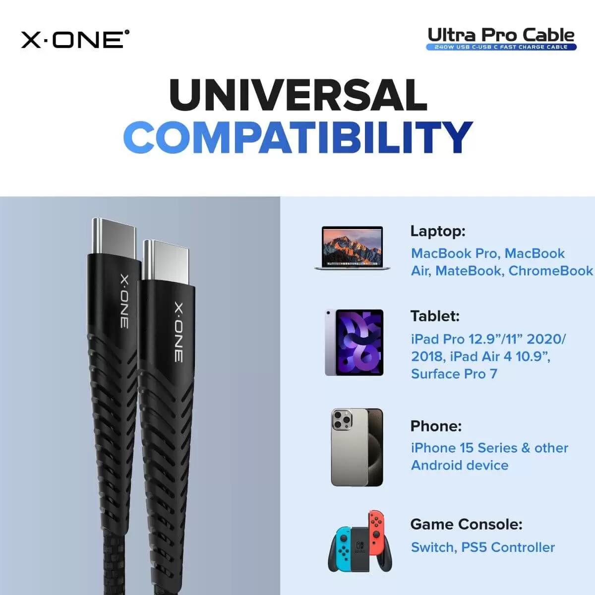 Kabel Ultra Pro 240 W C do C